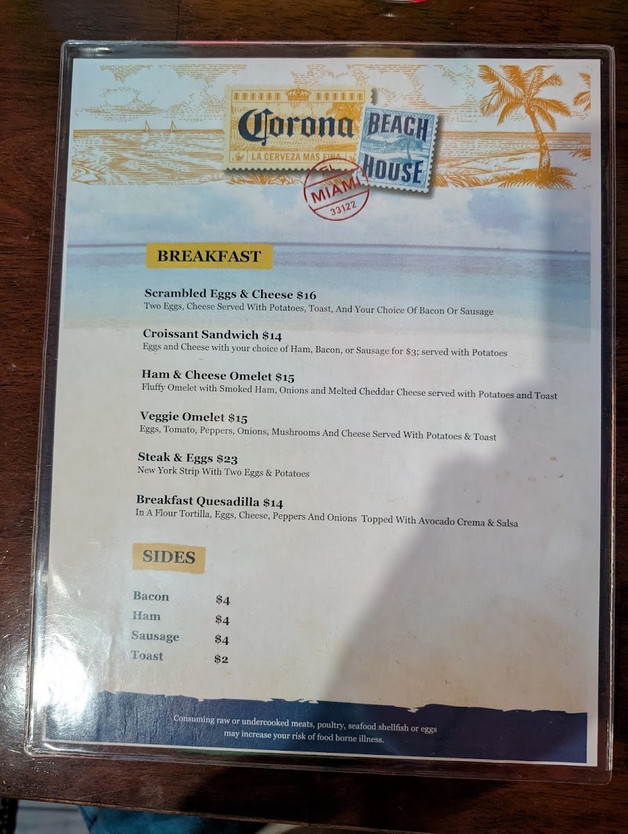 Corona Beach House Menu - Image 4
